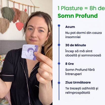 Plasturi Pentru Somn Profund - Valerian Root & Magneziu