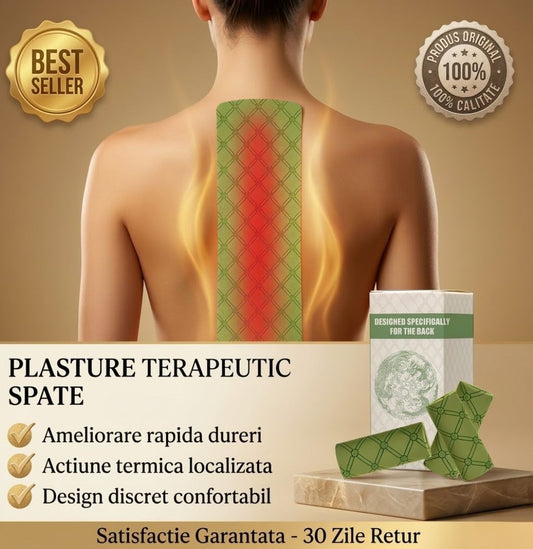 Plasturi cu extracte naturale pentru spate