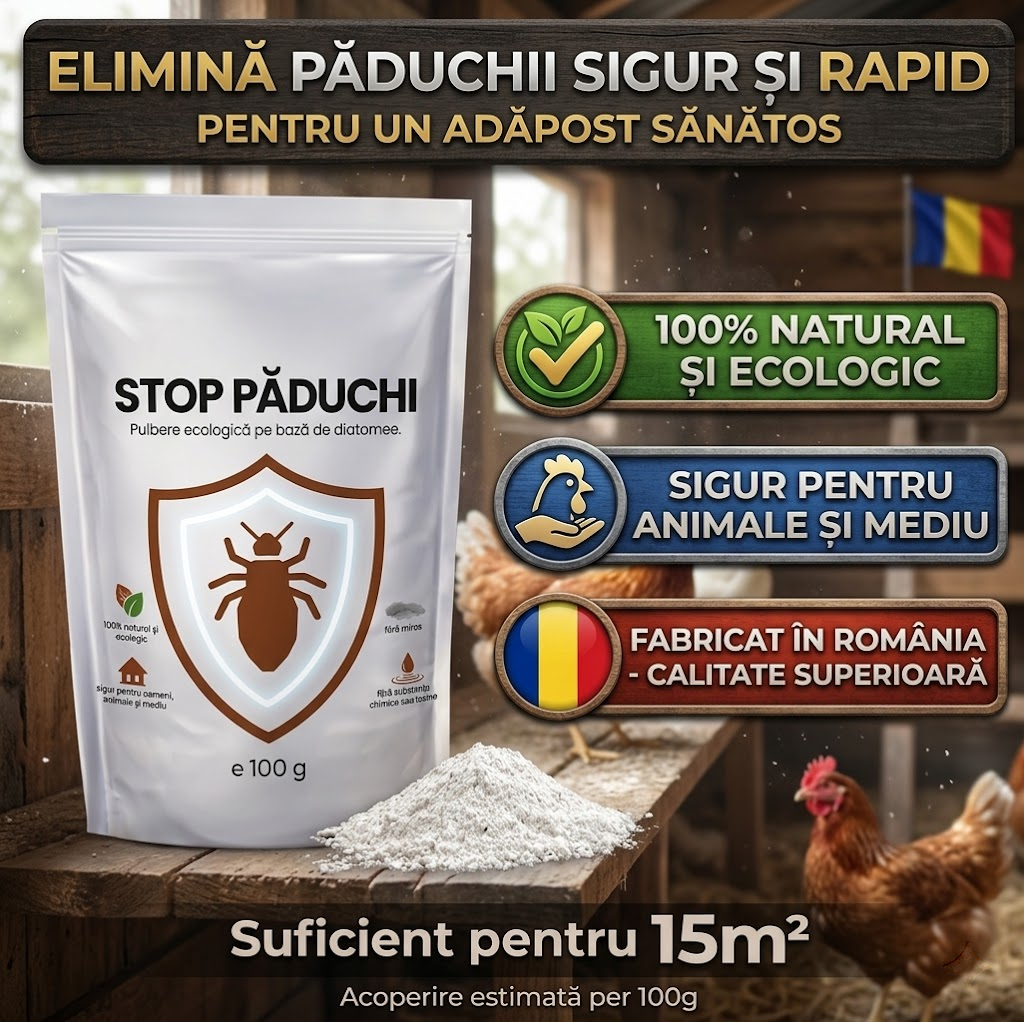 Gainusa Curata - Pulbere naturala impotriva paduchilor